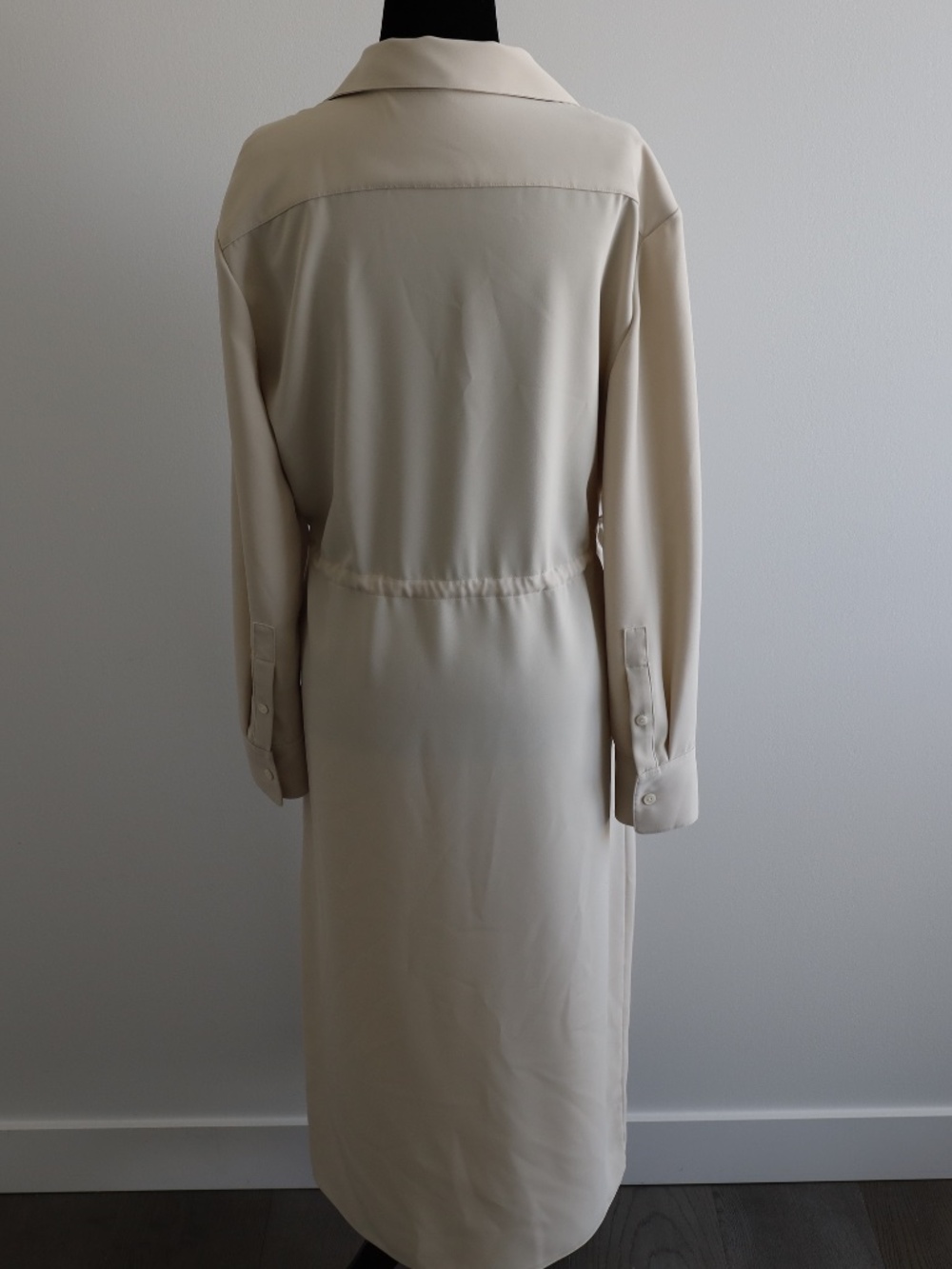 Theory Drawstring Waist Midi Shirt Dress - Picture 2 of 12